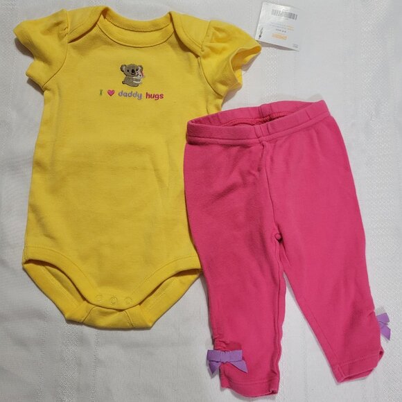 Gymboree Used Brand New Baby Koala 3-6 month pants, NWT bodysuit. Mixed Bin Z33 - Picture 1 of 3